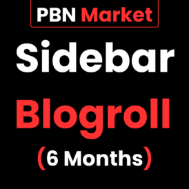 Sidebar Blogroll (6 Months)