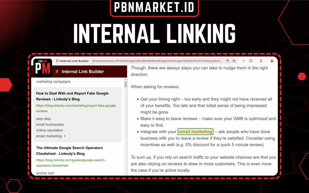 Internal Linking